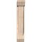 Ekena Millwork Traditional Slat Smooth Bracket w/ Offset Brace, Douglas Fir, 5 1/2"W x 18"D x 30"H BKT0604X18X30TRA06SDF - alternate 2